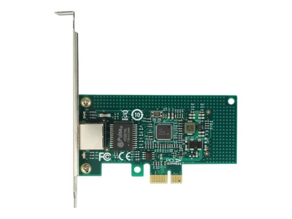 Delock PCI Express Card > 1 x Gigabit LAN - Nätverksadapter - PCIe 2.1 låg profil - Gigabit Ethernet