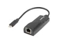 Miniatyrbild 3 av 5: Lanberg NC-1000-02 - Nätverksadapter - USB-C 3.1 - Gigabit Ethernet - svart