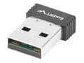 Miniatyrbild 1 av 5: Lanberg NC-0150-WI - Nätverksadapter - USB 2.0 - 802.11b/g/n