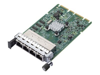 Lenovo ThinkSystem Broadcom 5719 - Nätverksadapter - OCP - Gigabit Ethernet x 4 - för ThinkAgile VX7330-N Appliance; VX75XX Certified Node; ThinkSyst Grön, Rostfritt stål