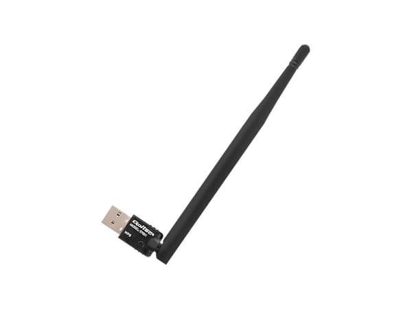 Qoltec - Nettverksadapter - USB 2.0 - 802.11b/g/n - svart