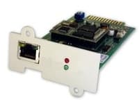 ONLINE USV-Systeme DW7SNMP30, Sisäinen, Langallinen, Ethernet, 100 Mbit/s, Vihreä, Hopea