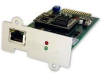 ONLINE USV-Systeme DW7SNMP30, Sisäinen, Langallinen, Ethernet, 100 Mbit/s, Vihreä, Hopea