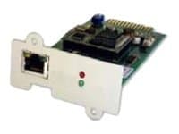 ONLINE USV-Systeme DW7SNMP30, Sisäinen, Langallinen, Ethernet, 100 Mbit/s, Vihreä, Hopea
