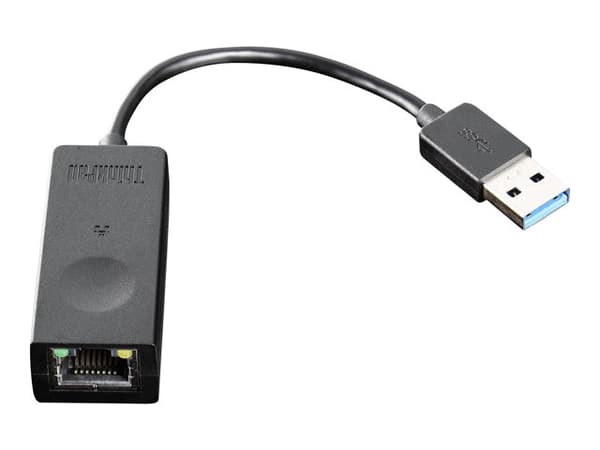 Lenovo ThinkPad - Nettverksadapter - USB 3.0 - Gigabit Ethernet Sort