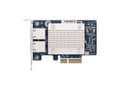 Miniatyrbild 1 av 4: QNAP QXG-5G2T-111C - Nätverksadapter - PCIe 3.0 x2 låg profil - 5GBase-T x 2 - för QNAP TDS-16489U R2, TS-1232, 1253, 453, 832, 853, 873, 877, 977, E