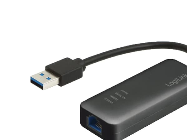 LogiLink USB 3.0 to Gigabit Adapter - Nettverksadapter - USB 3.0 - 1GbE - 1000Base-T