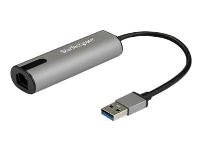 StarTech.com USB 3.0 Type-A till 2,5 Gigabit Ethernet-adapter - 2.5GBASE-T - Nätverksadapter - USB 3.0 - 10M/100M/1G/2.5 Gigabit Ethernet x 1 - svart
