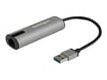 Miniatyrbild 2 av 5: StarTech.com USB 3.0 Type-A till 2,5 Gigabit Ethernet-adapter - 2.5GBASE-T - Nätverksadapter - USB 3.0 - 10M/100M/1G/2.5 Gigabit Ethernet x 1 - svart