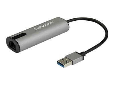 StarTech.com USB 3.0 Type-A till 2,5 Gigabit Ethernet-adapter - 2.5GBASE-T - Nätverksadapter - USB 3.0 - 10M/100M/1G/2.5 Gigabit Ethernet x 1 - svart
