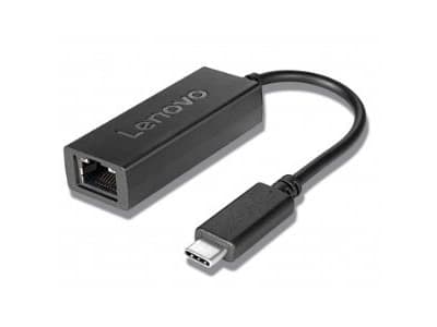 Lenovo - Nätverksadapter - USB-C - USB-C + Gigabit Ethernet - för ThinkPad P15 Gen 1; P15v Gen 1; T14 Gen 1; T14s Gen 1; T15 Gen 1; T15g Gen 1; T15p