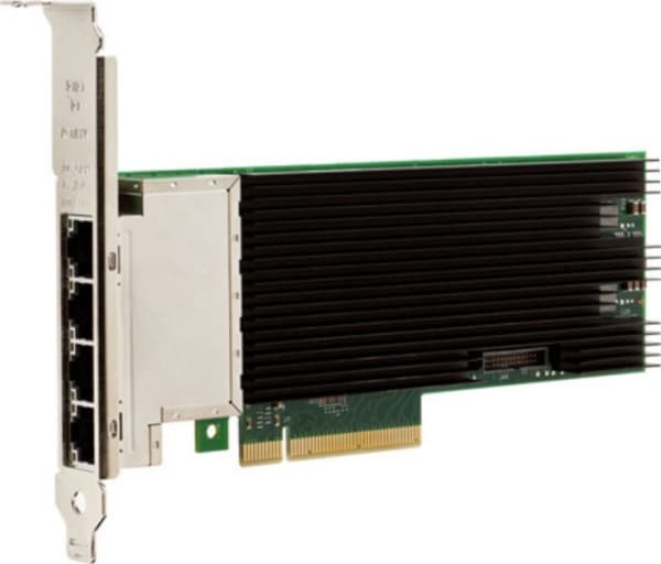 FUJITSU PLAN EP Intel X710-T4 - Nettverksadapter - PCIe 3.0 x8 lav profil - 10Gb Ethernet x 4 - for PRIMERGY CX2550 M5, CX2560 M5, RX2520 M5, RX2530