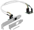 Miniatyrbild 5 av 5: Delock Mini PCIe I/O PCIe half size 1 x Gigabit LAN Low Profile - Nätverksadapter - PCIe Half Mini Card - Gigabit Ethernet x 1