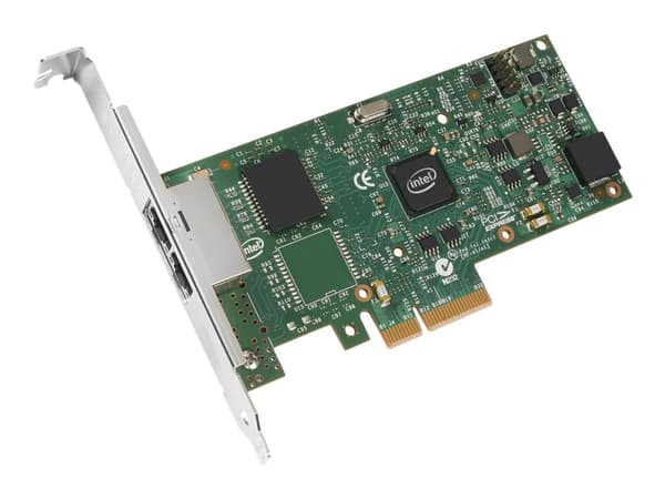 Intel Ethernet Server Adapter I350-T2 - Nätverksadapter - PCIe 2.1 x4 låg profil - 1000Base-T x 2
