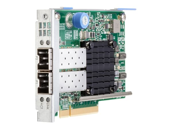 HPE 573SFP+ - Nettverksadapter - PCIe 3.0 x8 - 10 Gigabit SFP+ x 2 - for ProLiant DL380 Gen10