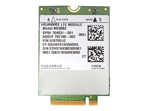 HP lt4112 - Trådløs mobilmodem - 4G LTE - M.2 Card - 100 Mbps - for EliteBook 725 G2, 755 G2, 820 G1, 840 G1, 850 G1, 850 G2; ProBook 640 G1, 645 G1,