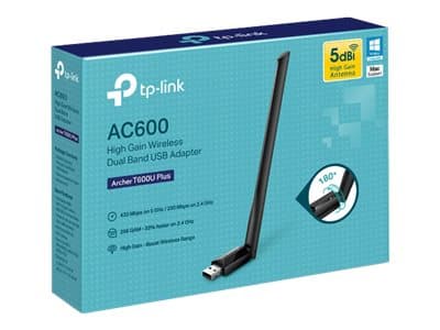 TP-Link Archer T600U Plus - Nätverksadapter - USB 2.0 - Wi-Fi 5