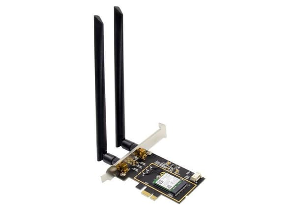 MicroConnect Intel Dual Band Wireless-N 7260 - Nätverksadapter - PCIe 2.0 - Bluetooth 4.0, Wi-Fi 5 - svart