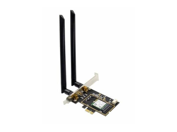 MicroConnect Intel Dual Band Wireless-N 7260 - Nätverksadapter - PCIe 2.0 - Bluetooth 4.0, Wi-Fi 5 - svart