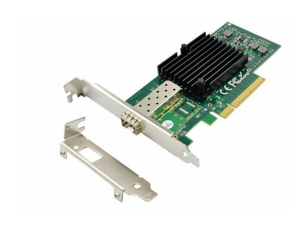 MicroConnect - Nettverksadapter - PCIe 2.0 x8 - 10 Gigabit SFP+ - 850 nm / 1310 nm - grønn