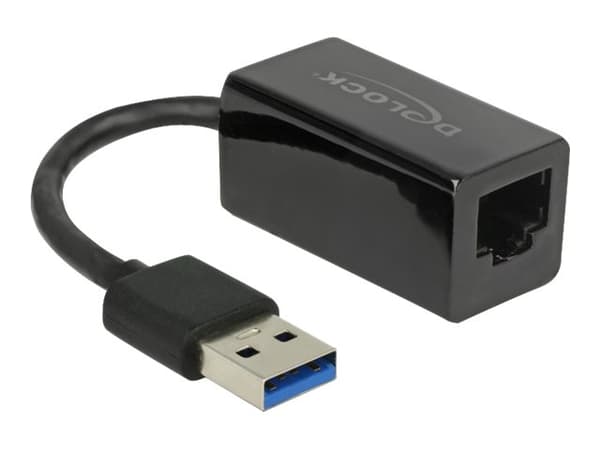 Delock - Nätverksadapter - USB 3.1 Gen 1 - Gigabit Ethernet x 1 - svart