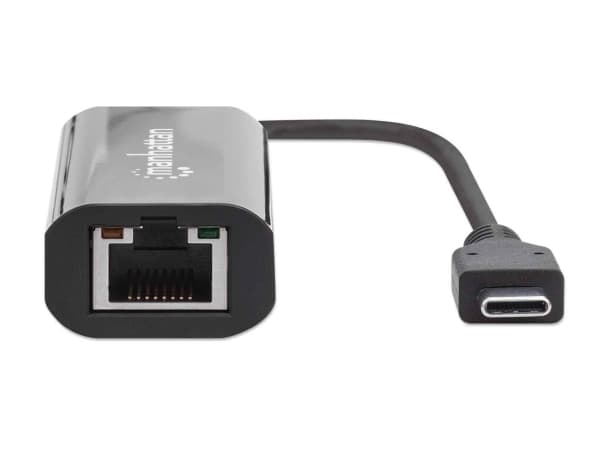 Manhattan 153300, Kabel, USB Type-C, Ethernet, Svart