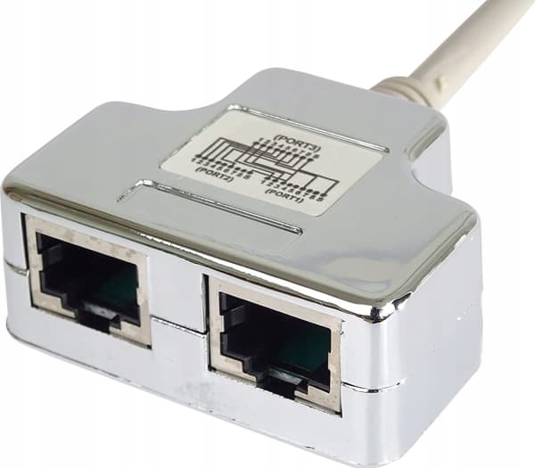 PremiumCord Modulární RJ45 distributor 2 porty 10/100Base T