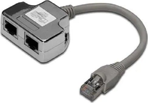 PremiumCord Modulární RJ45 distributor 2 porty 10/100Base T