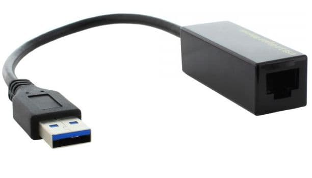 MicroConnect USB3.0 to Gigabit Ethernet 10/100/1000Mbps black Support windows10/8/7/Vista/Xp 32/64(Bit), Mac OS 10.5x or above and Linux
