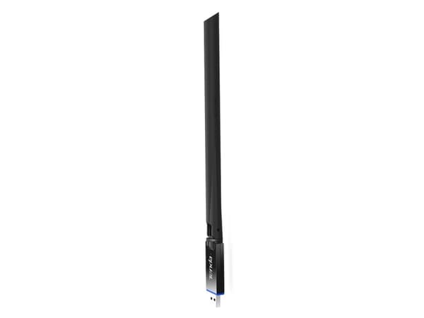Tenda U10, Trådløs, USB, WLAN, Wi-Fi 5 (802.11ac), 433 Mbit/s, Sort