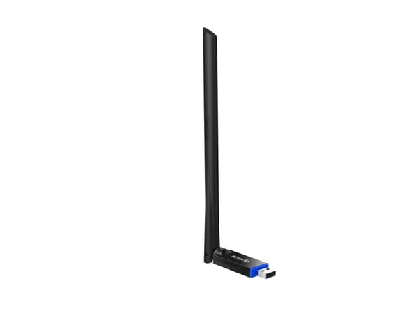 Tenda U10, Trådløs, USB, WLAN, Wi-Fi 5 (802.11ac), 433 Mbit/s, Sort