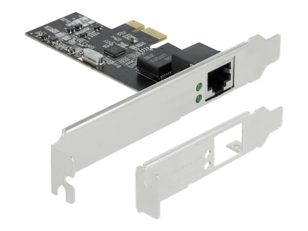 Delock PCI Express x1 Card to 1 x 2.5 Gigabit LAN - Nettverksadapter - PCIe 2.1 - 2.5GBase-T x 1