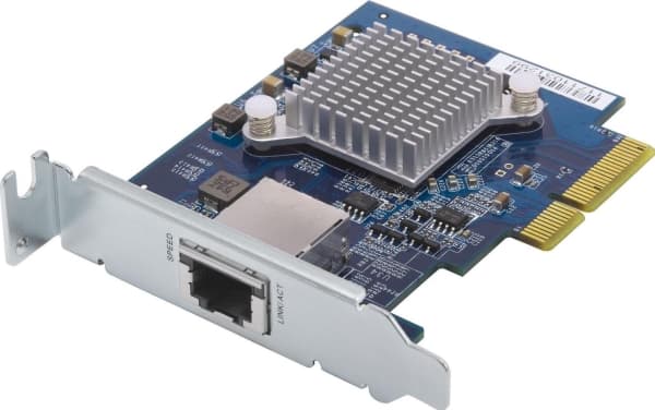 QNAP QXG-10G1T - Nätverksadapter - PCIe 3.0 x4 låg profil - 10Gb Ethernet x 1 - för QNAP QGD-1600, TS-1232, 253, 453, 473, 832, 853, 877, 977, TVS-24