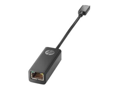 HP - Nettverksadapter - USB-C - Gigabit Ethernet x 1 Sort