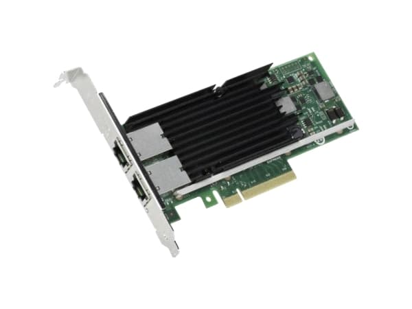 Intel Ethernet Converged Network Adapter X540-T2 - Nätverksadapter - PCIe 2.1 x8 låg profil - 10Gb Ethernet x 2