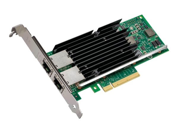 Intel Ethernet Converged Network Adapter X540-T2 - Nätverksadapter - PCIe 2.1 x8 låg profil - 10Gb Ethernet x 2