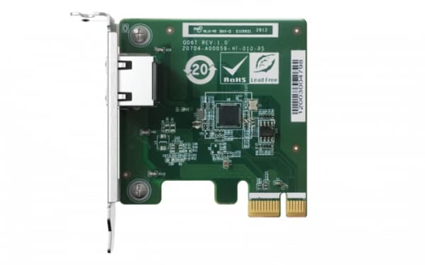QNAP QXG-2G1T-I225 - Nettverksadapter - PCIe 2.0 - 2.5GBase-T x 1 - for QNAP QGD-1600, TDS-16489U R2, TS-1232, 473, 832, 853, 877, 977, TVS-2472, 673