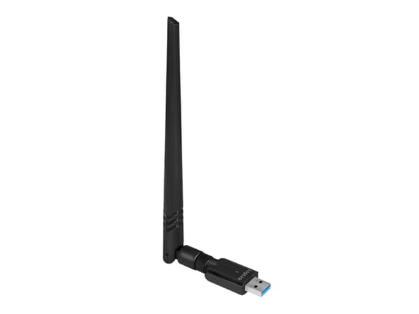 LogiLink WL0246, Trådlös, USB, WLAN, 876 Mbit/s, Svart