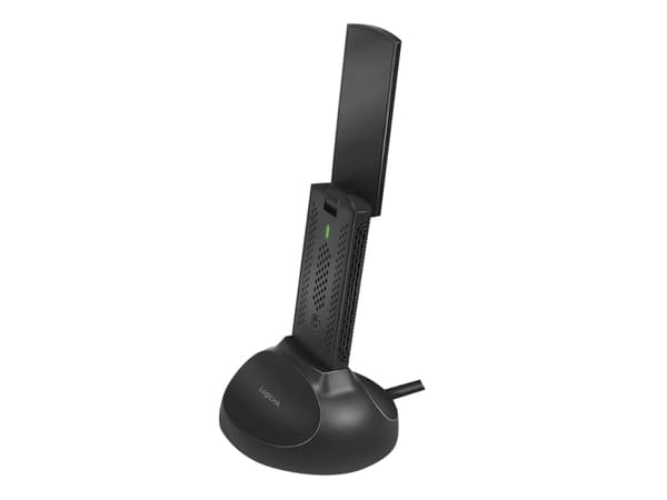 LogiLink WL0247, Trådløs, USB, WLAN, Wi-Fi 5 (802.11ac), 1300 Mbit/s, Sort