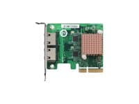 QNAP QXG-2G2T-I225 - Nettverksadapter - PCIe 2.0 x2 lav profil - 2.5GBase-T x 2 - for QNAP QGD-1600, TS-1232, 1253, 251, 253, 432, 453, 653, 832, 853