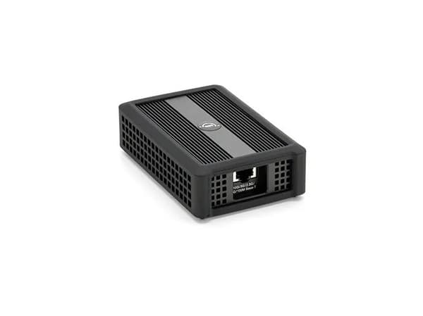 OWC Thunderbolt 3 10G Ethernet Adapter - Nettverksadapter - Thunderbolt 3 - 10Gb Ethernet x 1 Sort