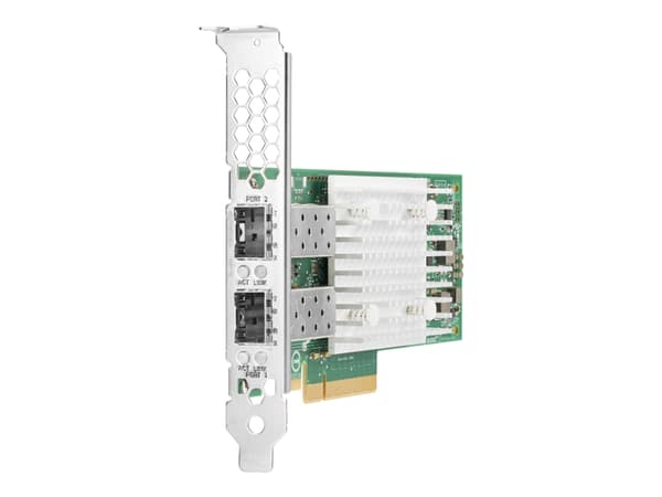 Intel X710-DA2 - Nätverksadapter - PCIe 3.0 x8 - 10 Gigabit SFP+ x 2 - för ProLiant DL325 Gen10, DL345 Gen10, DL360 Gen10, DL365 Gen10, DL380 Gen10,