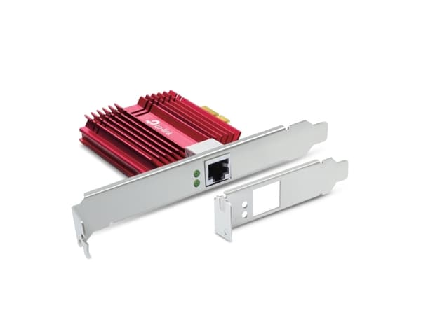 TP-Link TX401, Sisäinen, Langallinen, PCI Express, Ethernet, 10000 Mbit/s, Punainen
