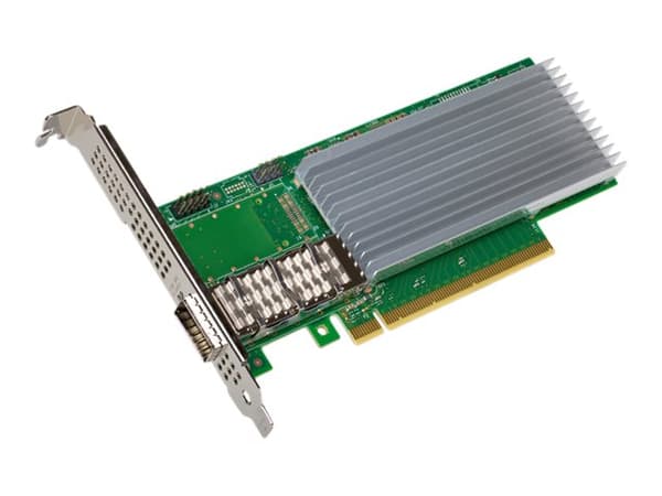Intel Ethernet Network Adapter E810-CQDA1 - Nettverksadapter - PCIe 4.0 x16 lav profil - QSFP28 x 1