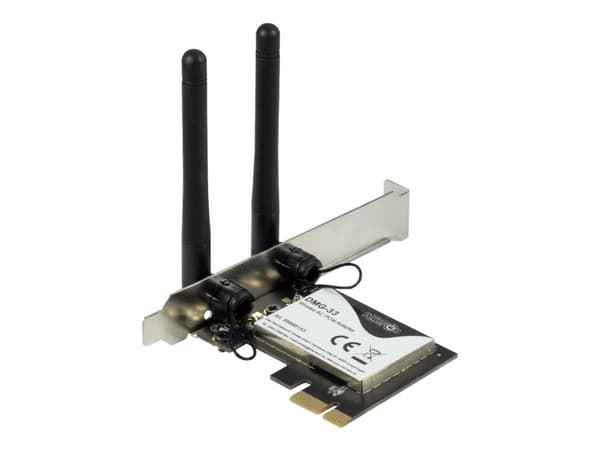 Inter-Tech DMG-33 - Nätverksadapter - PCIe - Wi-Fi 5