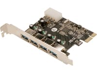 LogiLink USB 3.0 4-Port PCI Express Card - USB-adapter - PCIe 2.0 - USB 3.0 x 4