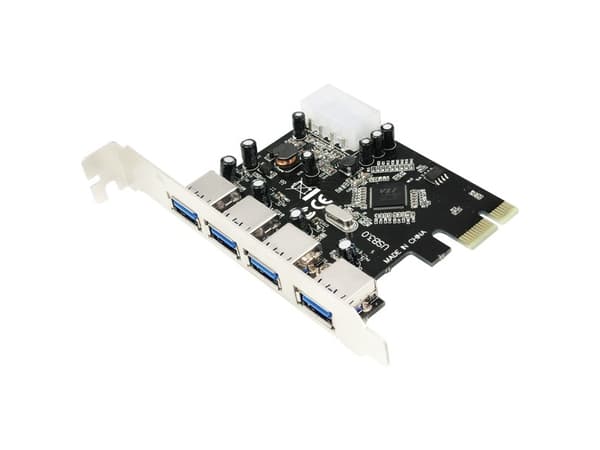 LogiLink USB 3.0 4-Port PCI Express Card - USB-adapter - PCIe 2.0 - USB 3.0 x 4