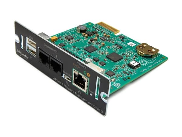 APC Network Management Card 3 with PowerChute Network Shutdown & Environmental Monitoring - Adapter for fjernstyrt administrasjon - 1GbE - 1000Base-T