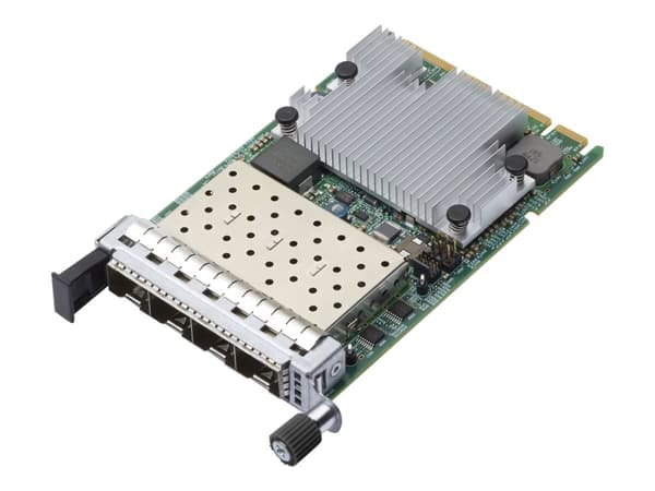 Lenovo ThinkSystem Broadcom 57454 - Nettverksadapter - OCP 3.0 - 10/25 Gigabit SFP28 x 4 - for ThinkAgile HX1330 Appliance; HX33XX Certified Node; HX