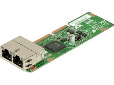 Supermicro AOC-CGP-I2 - Nettverksadapter - PCIe 2.1 x4 lav profil - Gigabit Ethernet x 2 - for SuperServer 2027, 2027TR, 5037, 6027, 6027TR, F617, F6